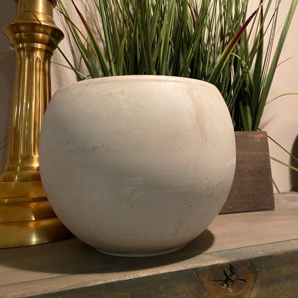 Large Anthropologie planter sphere